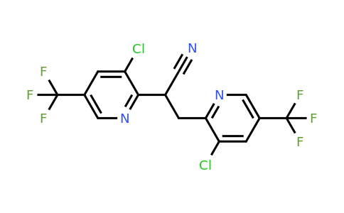 246022-09-3 | 2,3-Bis[3-chloro-5-(trifluoromethyl)pyridin-2-yl]propanenitrile