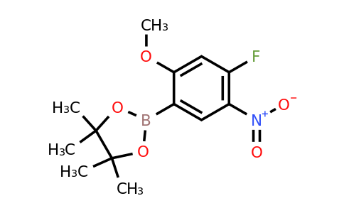 2488604-79-9 | 2-(4-Fluoro-2-methoxy-5-nitrophenyl)-4,4,5,5-tetramethyl-1,3,2-dioxaborolane