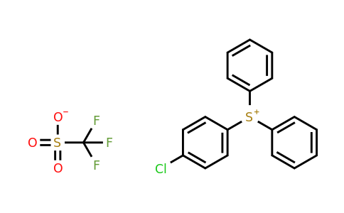 255056-43-0 | Diphenyl(4-chlorophenyl)sulphonium triflate