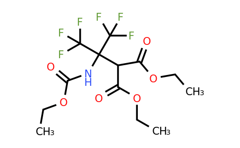 256333-21-8 | diethyl 2-[1-[(ethoxycarbonyl)amino]-2,2,2-trifluoro-1-(trifluoromethyl)ethyl]malonate