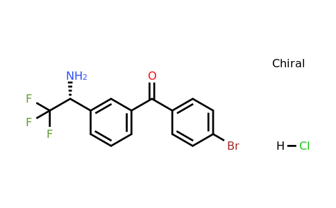 2563514-46-3 | (R)-(3-(1-Amino-2,2,2-trifluoroethyl)phenyl)(4-bromophenyl)methanone hydrochloride