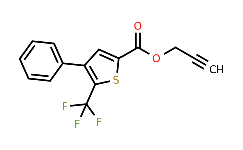 256414-56-9 | prop-2-ynyl 4-phenyl-5-(trifluoromethyl)thiophene-2-carboxylate