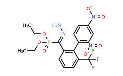 258518-51-3 | diethyl [2-(2,4-dinitrophenyl)-3-(trifluoromethyl)benzohydrazonoyl]phosphonate