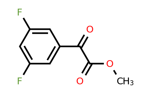 259739-92-9 | Methyl 2-(3,5-difluorophenyl)-2-oxoacetate