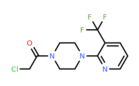 2-Chloro-1-{4-[3-(trifluoromethyl)pyridin-2-yl]piperazin-1-yl}ethan-1-one