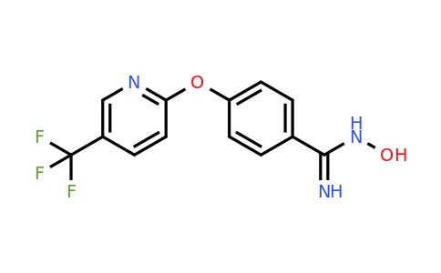 263161-34-8 | N'-Hydroxy-4-{[5-(trifluoromethyl)pyridin-2-yl]oxy}benzenecarboximidamide