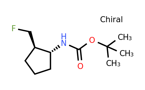2679859-93-7 | Carbamic acid, N-[(1R,2R)-2-(fluoromethyl)cyclopentyl]-, 1,1-dimethylethyl ester, rel-