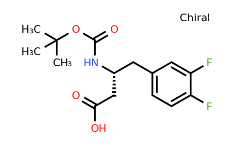 269396-59-0 | (R)-3-((tert-Butoxycarbonyl)amino)-4-(3,4-difluorophenyl)butanoic acid