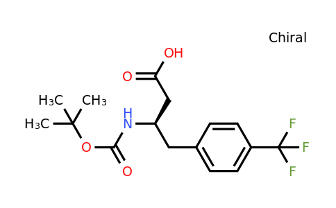 269726-77-4 | (R)-3-((tert-Butoxycarbonyl)amino)-4-(4-(trifluoromethyl)phenyl)butanoic acid