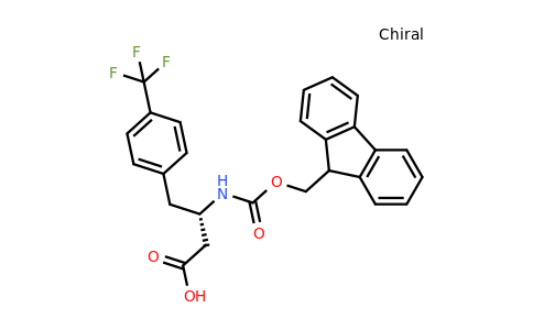 270065-81-1 | (S)-3-((((9H-Fluoren-9-yl)methoxy)carbonyl)amino)-4-(4-(trifluoromethyl)phenyl)butanoic acid
