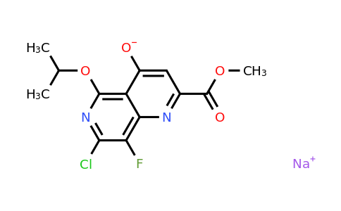 2763160-61-6 | Sodium 7-chloro-8-fluoro-5-isopropoxy-2-(methoxycarbonyl)-1,6-naphthyridin-4-olate