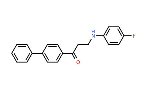 279672-36-5 | 1-([1,1'-Biphenyl]-4-yl)-3-((4-fluorophenyl)amino)propan-1-one