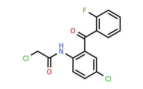 2836-40-0 | 2-Chloro-N-(4-chloro-2-(2-fluorobenzoyl)phenyl)acetamide