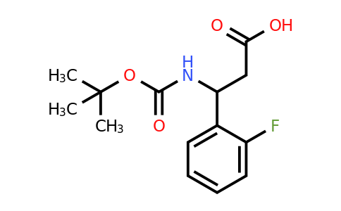 284493-56-7 | 3-(Boc-amino)-3-(2-fluorophenyl)propionic Acid