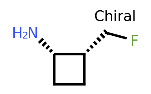 (1S,2R)-2-(fluoromethyl)cyclobutanamine