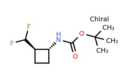 2940874-40-6 | tert-butyl N-[trans-2-(difluoromethyl)cyclobutyl]carbamate