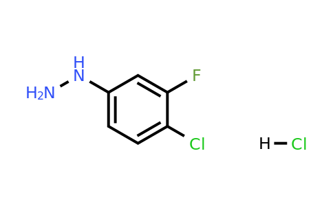 299163-41-0 | (4-Chloro-3-fluorophenyl)hydrazine hydrochloride