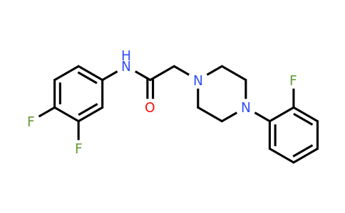 303091-72-7 | N-(3,4-Difluorophenyl)-2-(4-(2-fluorophenyl)piperazin-1-yl)acetamide