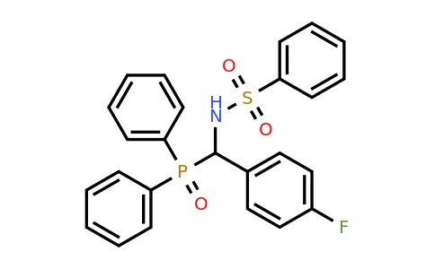 305854-79-9 | N-[(Diphenylphosphinyl)(4-fluorophenyl)methyl]benzenesulfonamide