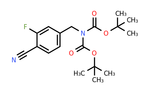 308846-62-0 | Bis(1,1-dimethylethyl)-[(4-cyano-3-fluorophenyl)methyl]imidodicarbonate