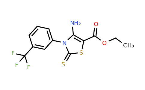 312922-28-4 | Ethyl 4-amino-2-thioxo-3-(3-(trifluoromethyl)phenyl)-2,3-dihydrothiazole-5-carboxylate