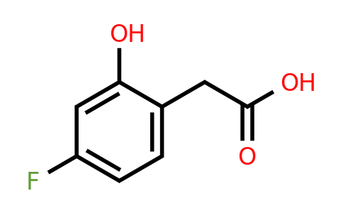 2-(4-Fluoro-2-hydroxyphenyl)acetic acid