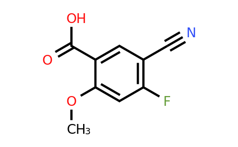 314298-28-7 | 5-Cyano-4-fluoro-2-methoxybenzoic acid