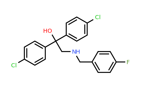321432-79-5 | 1,1-Bis(4-chlorophenyl)-2-{[(4-fluorophenyl)methyl]amino}ethan-1-ol