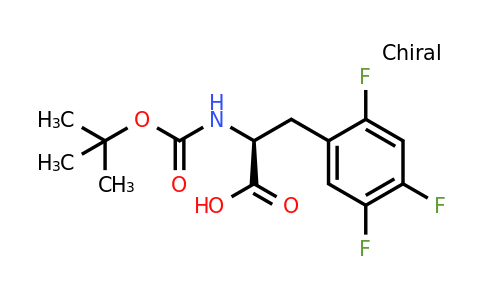 324028-27-5 | (S)-2-((tert-Butoxycarbonyl)amino)-3-(2,4,5-trifluorophenyl)propanoic acid