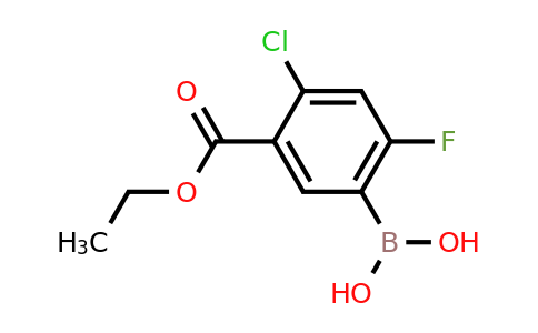325786-25-2 | (4-Chloro-5-(ethoxycarbonyl)-2-fluorophenyl)boronic acid
