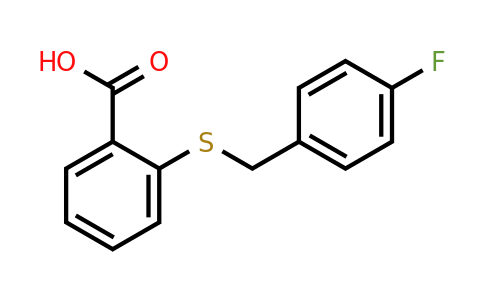 329063-99-2 | 2-((4-Fluorobenzyl)thio)benzoic acid