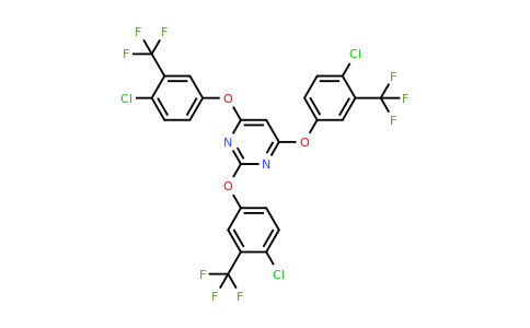 329705-18-2 | 2,4,6-Tris[4-chloro-3-(trifluoromethyl)phenoxy]pyrimidine