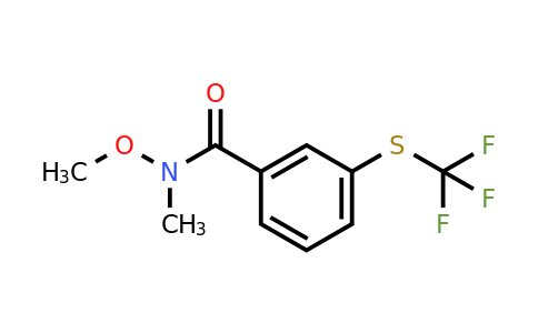 329942-52-1 | N-Methoxy-N-methyl-3-[(trifluoromethyl)sulphanyl]benzamide