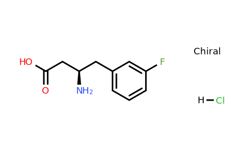 331763-65-6 | (R)-3-Amino-4-(3-fluorophenyl)butanoic acid hydrochloride
