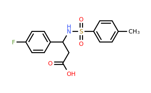 332052-57-0 | 3-(4-Fluorophenyl)-3-(4-methylphenylsulfonamido)propanoic acid