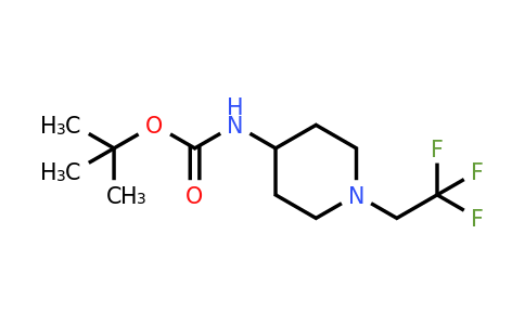 335653-59-3 | tert-Butyl (1-(2,2,2-trifluoroethyl)piperidin-4-yl)carbamate
