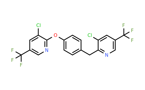 338410-46-1 | 3-Chloro-2-[(4-{[3-chloro-5-(trifluoromethyl)pyridin-2-yl]oxy}phenyl)methyl]-5-(trifluoromethyl)pyridine