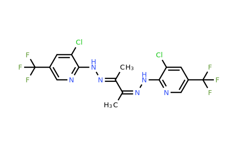 338758-98-8 | 3-Chloro-2-[(Z)-2-[(3E)-3-{2-[3-chloro-5-(trifluoromethyl)pyridin-2-yl]hydrazin-1-ylidene}butan-2-ylidene]hydrazin-1-yl]-5-(trifluoromethyl)pyridine