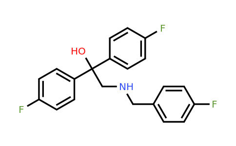 338771-08-7 | 1,1-Bis(4-fluorophenyl)-2-{[(4-fluorophenyl)methyl]amino}ethan-1-ol