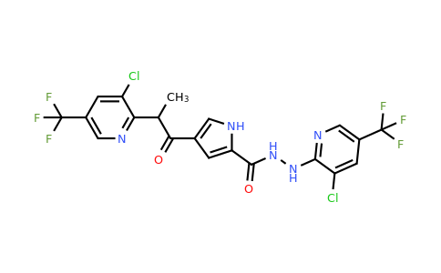 339099-50-2 | N'-[3-Chloro-5-(trifluoromethyl)pyridin-2-yl]-4-{2-[3-chloro-5-(trifluoromethyl)pyridin-2-yl]propanoyl}-1H-pyrrole-2-carbohydrazide