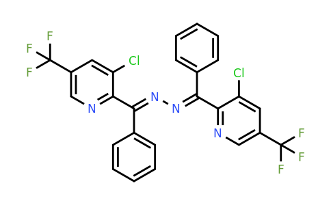 339106-99-9 | 3-Chloro-2-[(1E)-[(E)-2-{[3-chloro-5-(trifluoromethyl)pyridin-2-yl](phenyl)methylidene}hydrazin-1-ylidene](phenyl)methyl]-5-(trifluoromethyl)pyridine