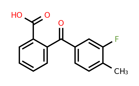 342-46-1 | 2-(3-Fluoro-4-methylbenzoyl)benzoic acid