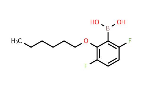 343628-19-3 | (3,6-Difluoro-2-(hexyloxy)phenyl)boronic acid