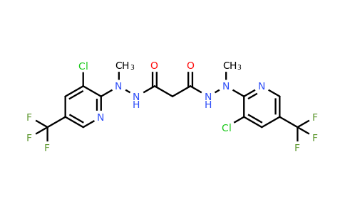 344276-00-2 | N',N'-Bis[3-chloro-5-(trifluoromethyl)pyridin-2-yl]-N'1,N'3-dimethylpropanedihydrazide