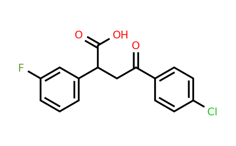 344280-97-3 | 4-(4-Chlorophenyl)-2-(3-fluorophenyl)-4-oxobutanoic acid