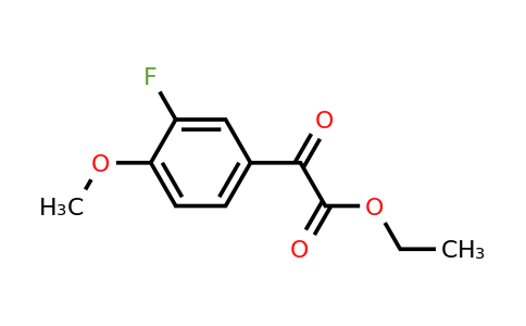 345-72-2 | Ethyl 3-fluoro-4-methoxybenzoylformate