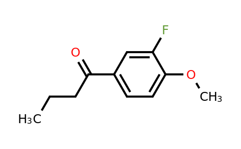 347-65-9 | 1-(3-Fluoro-4-methoxyphenyl)butan-1-one