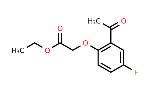 34849-57-5 | Ethyl 2-(2-acetyl-4-fluorophenoxy)acetate