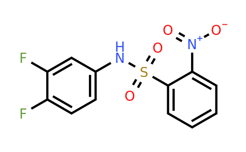 349127-71-5 | N-(3,4-Difluorophenyl)-2-nitrobenzenesulfonamide