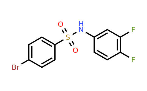 349405-03-4 | 4-Bromo-n-(3,4-difluorophenyl)benzenesulfonamide